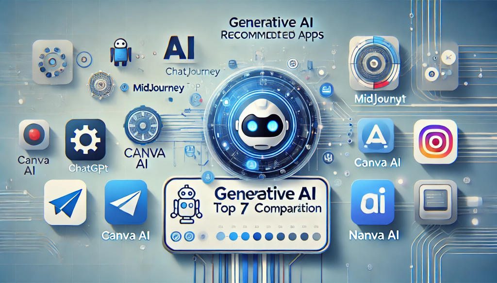 생성 AI 추천 앱 TOP 7 비교 분석